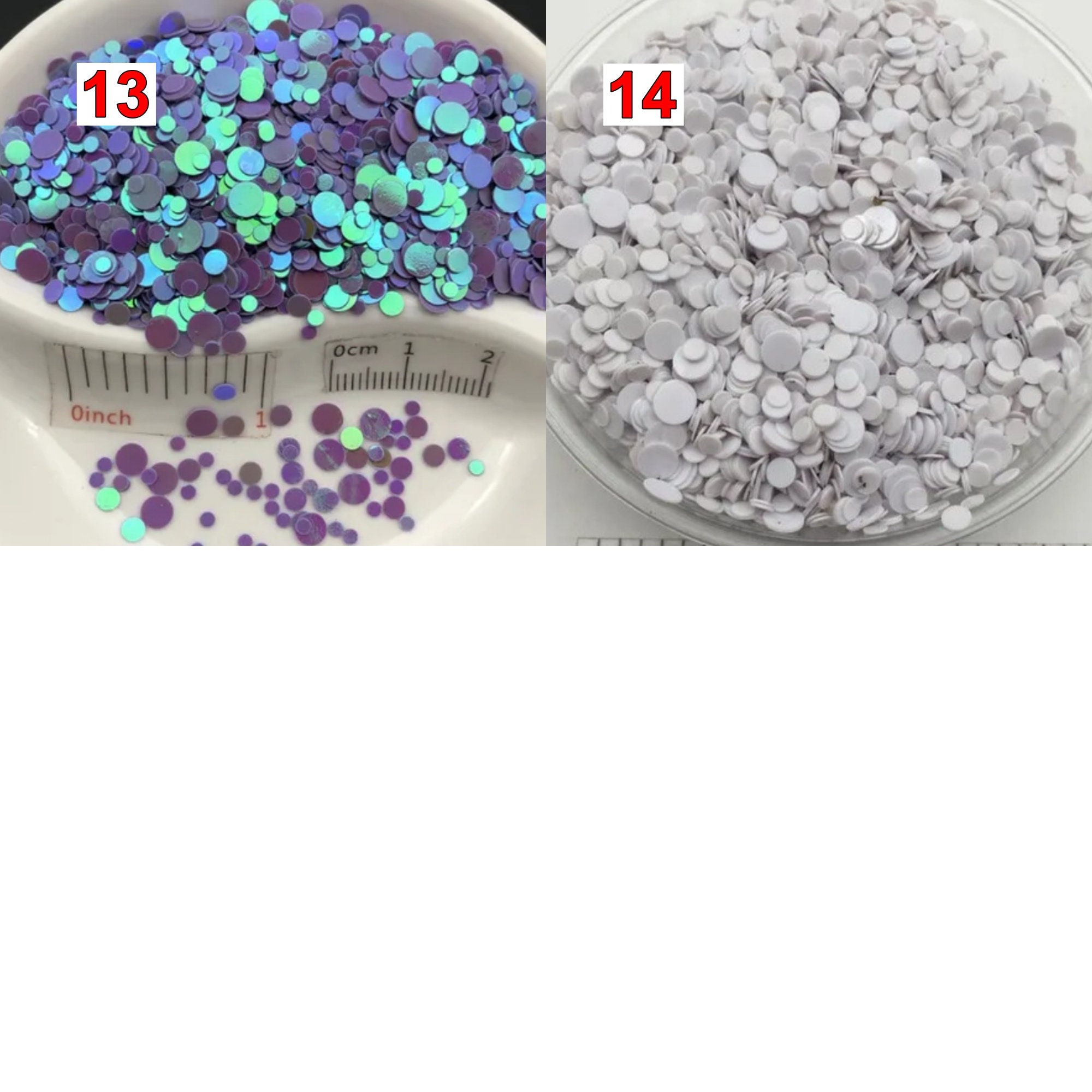 Snowflake Sequins Glitter Confetti for Craft Resin Slime Supplies 