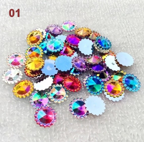 80pcs 12mm Scrapbook Round Resin FlatBack Gem Wedding Embellishment Home Decor 80pcs 12mm Scrapbook Round Resin FlatBack Gem Wedding Embellishment Home Decor