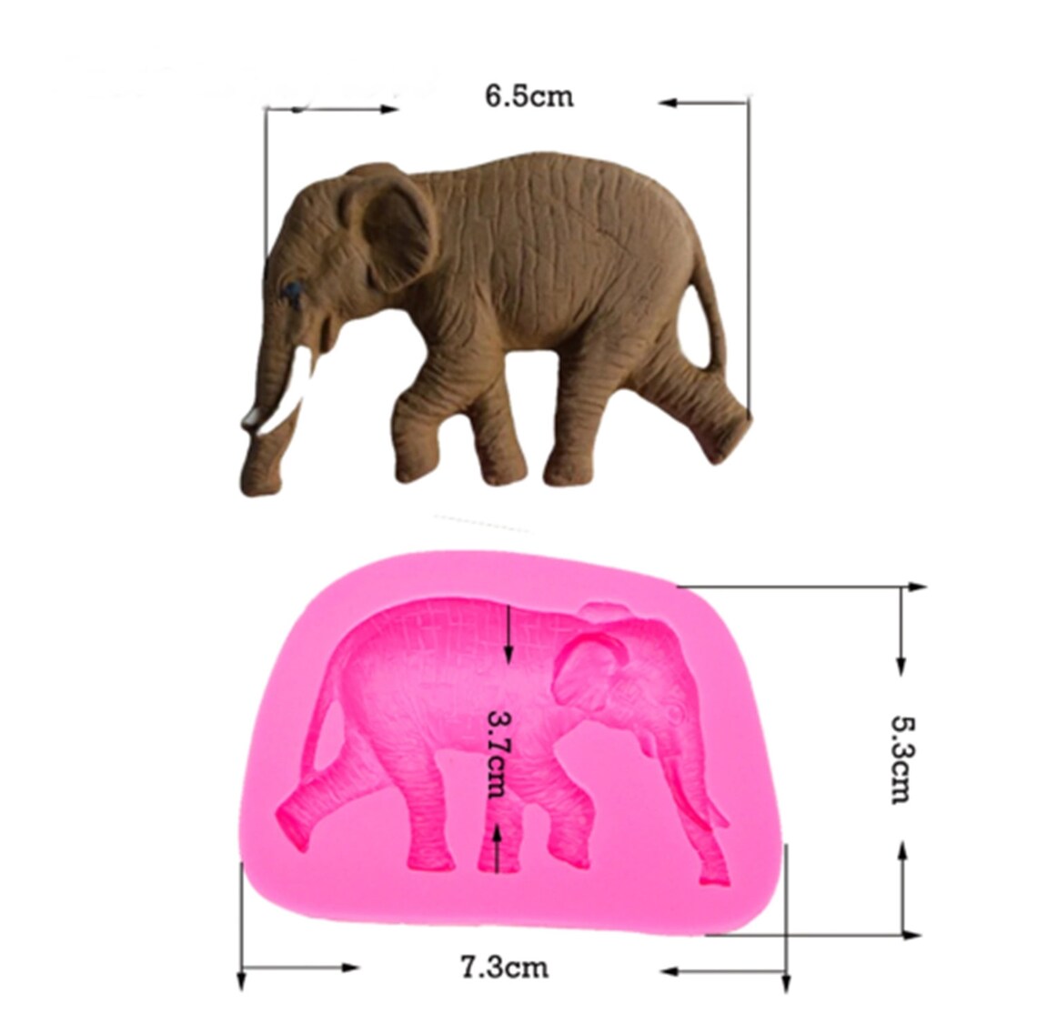 Elephant Silicone Mold Epoxy Resin Mold Jewelry Making Craft Etsy