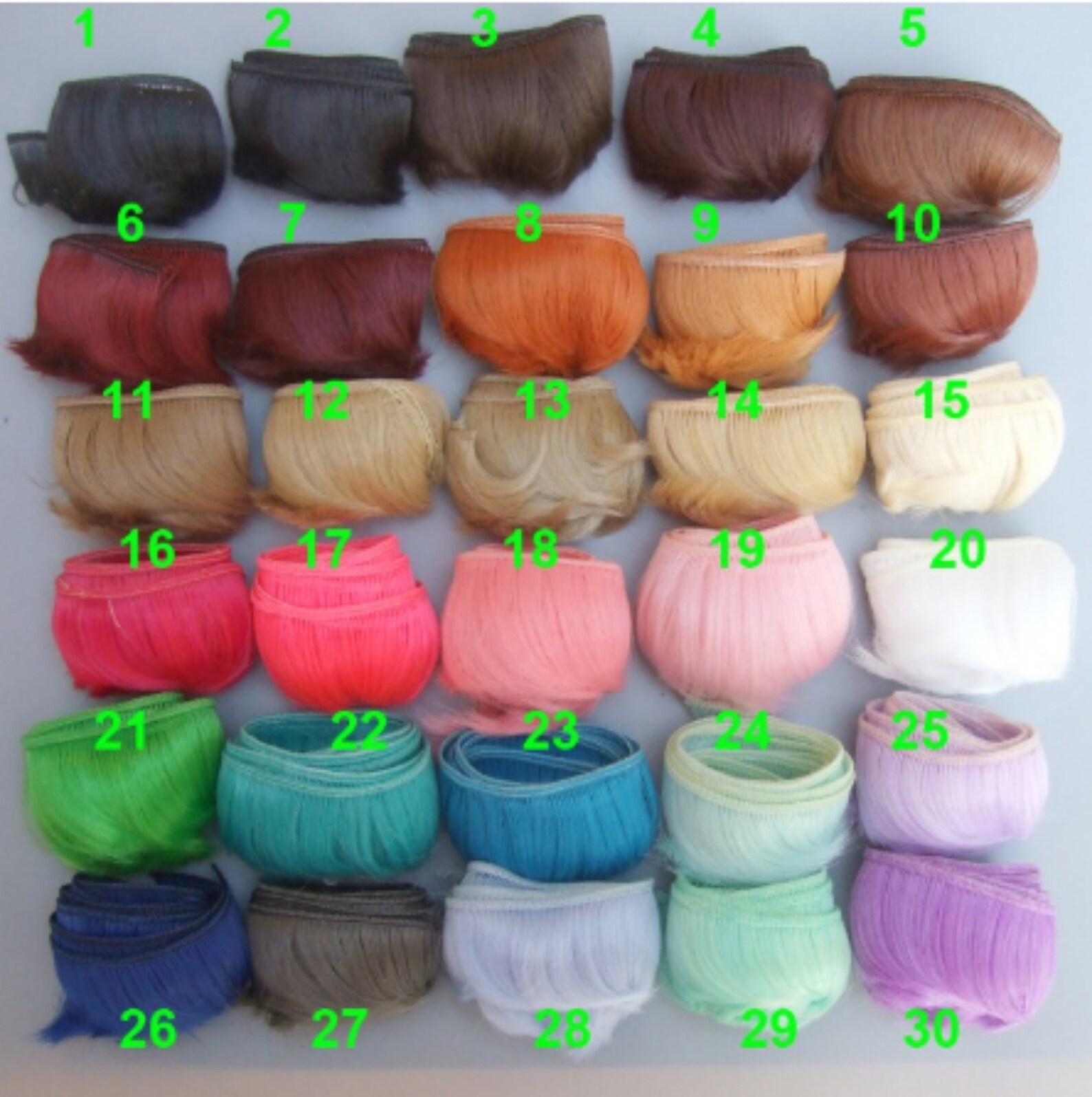 Doll Hair Straight Wigs Handmade Doll Bang Hair Wigs Making Etsy