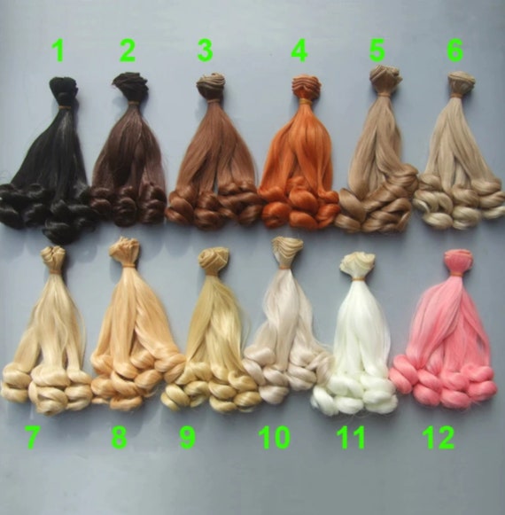 Curly Doll Hair for Doll Making Accessories Etsy Australia