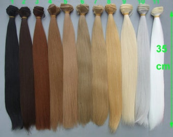 35cm Straight Doll Hair For Doll Making Accessories
