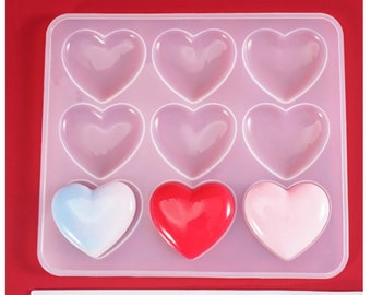 Moldes de corazón para chocolate: molde de corazón geométrico para