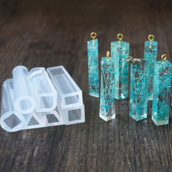 Tube Pendant Silicone Mold for Jewelry Making 