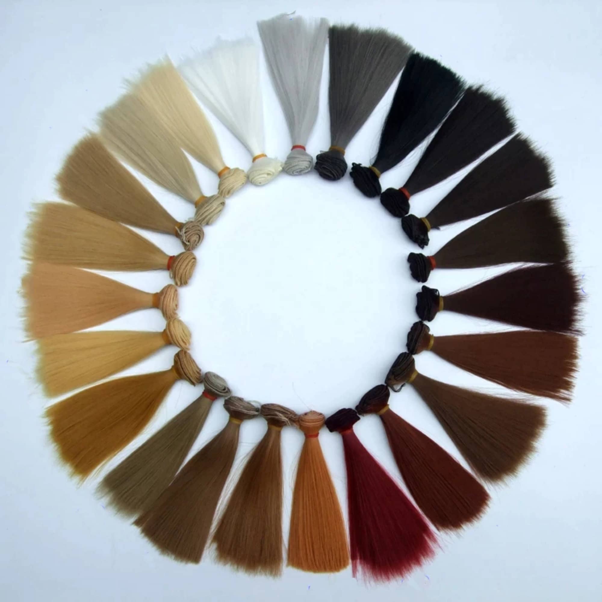 15cm Straight Doll Hair For Doll Making Accessories