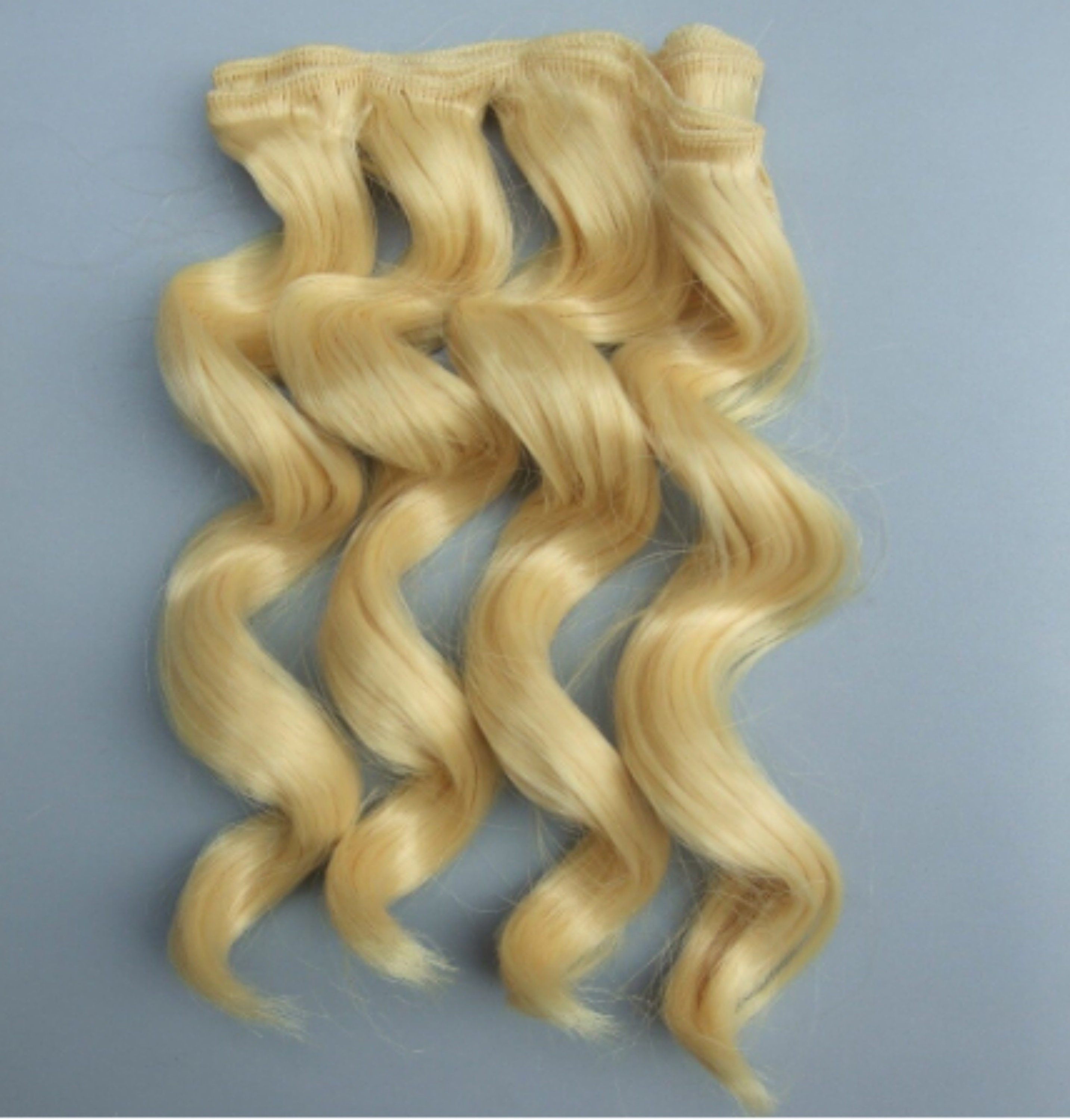 Doll Hair Curly for Doll Making Arts and Crafts Doll Accessories Blonde 2  oz