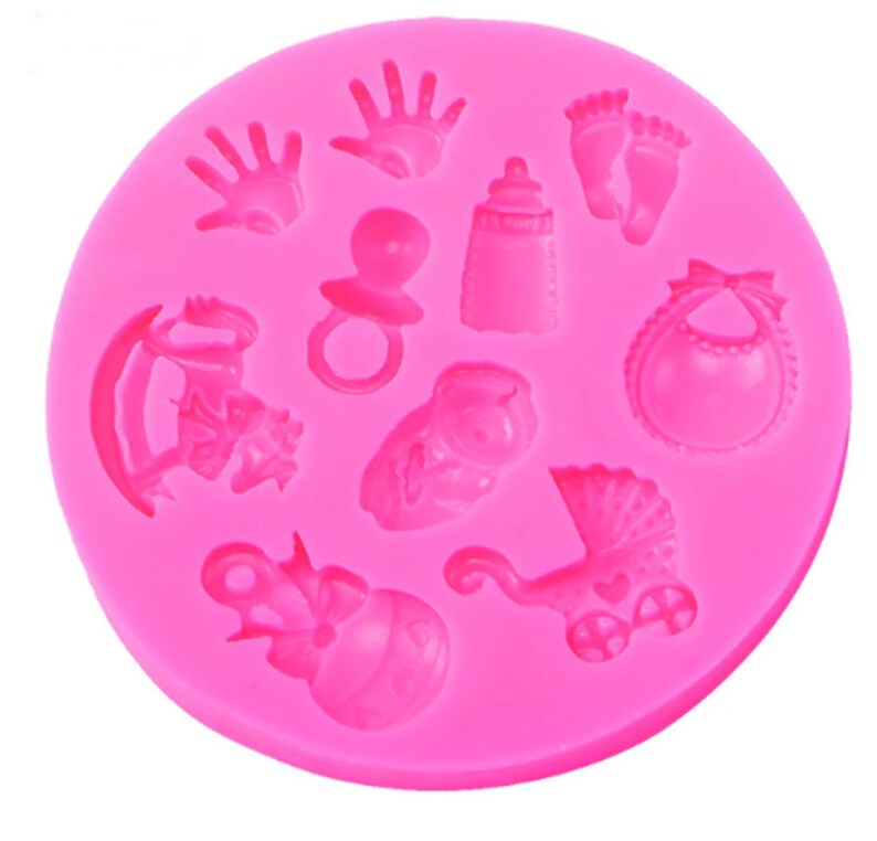 Small Baby Shower Pacifier Silicone Mold Epoxy Resin Mold Etsy