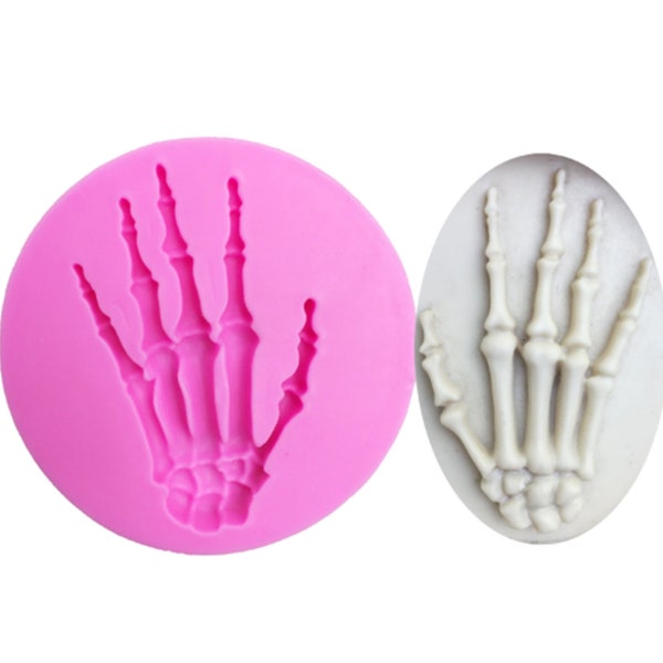 Skeleton Hand Silicone Mold For Jewelry Making