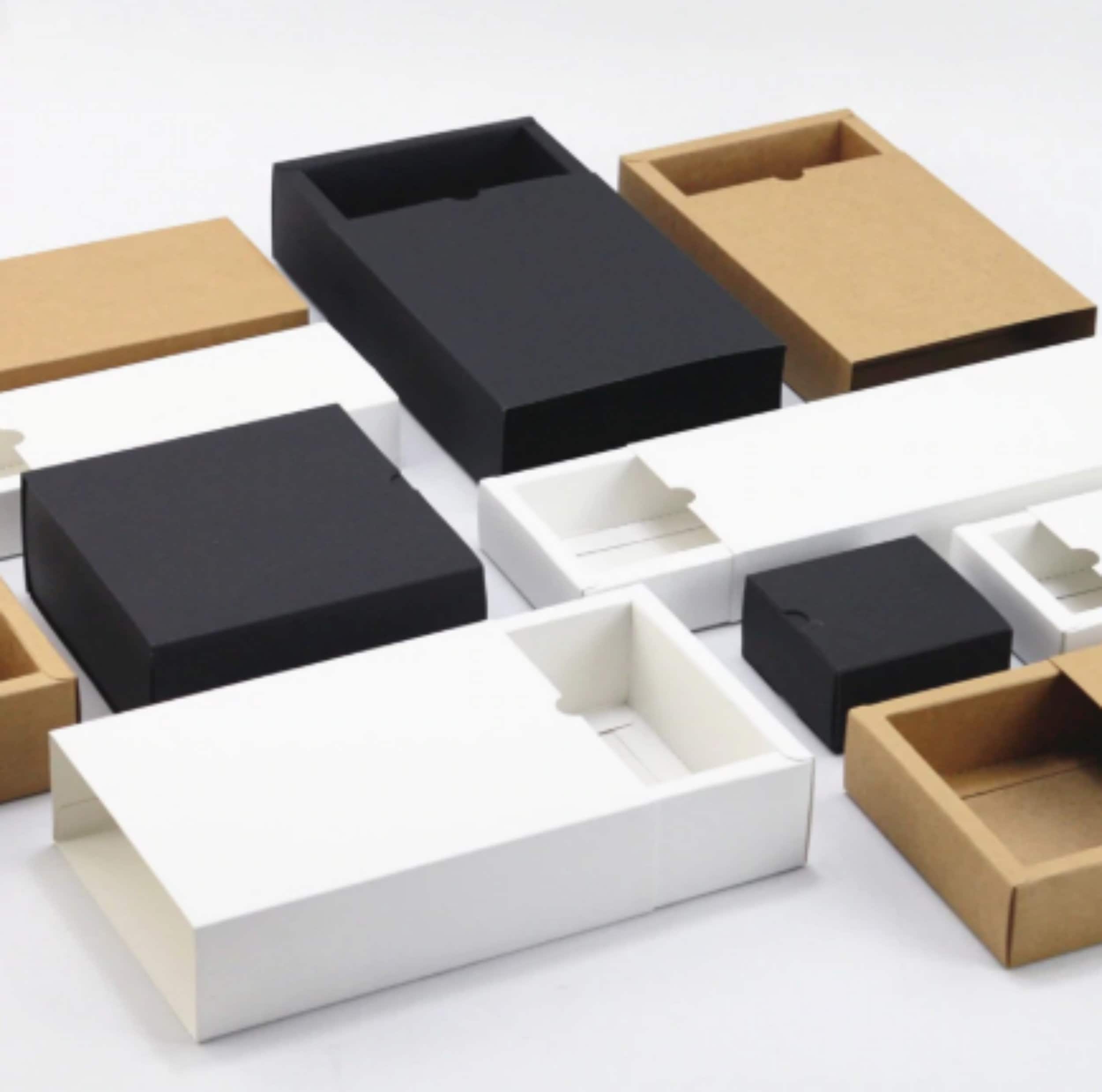 10pcs Cardboard Drawer Boxes Packaging Boxes Shipping Box Etsy