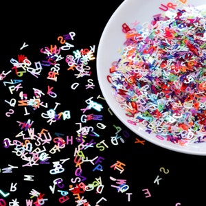 10g Carta Glitter Lantejoulas Confetes Para Artesanato Resina Slime Suprimentos
