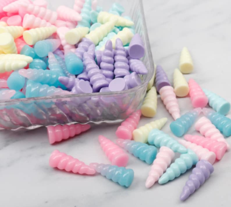 10 Pcs Ice Cream Cone Resin Flat Bottom Embellishment for DIY Hair Accessory