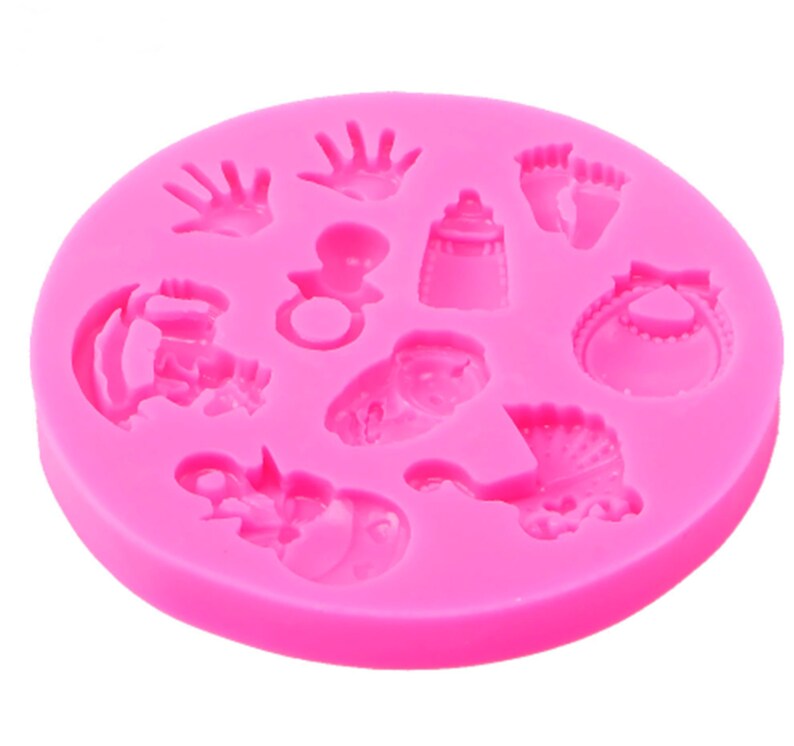 Small Baby Shower Pacifier Silicone Mold Epoxy Resin Mold Etsy