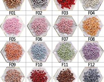 50pcs Artificial Flower Pearl Stamen For Craft Decoration