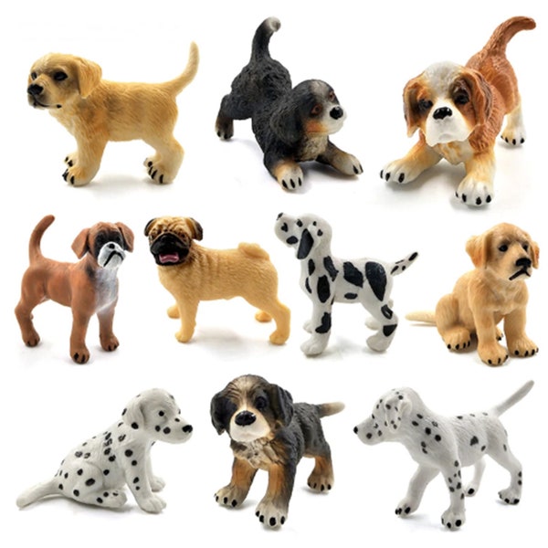 Dog Miniatures For Garden Home Yard Decoration