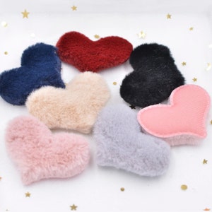 12pcs Heart Patches Appliques For Clothing Craft Sewing Supplies