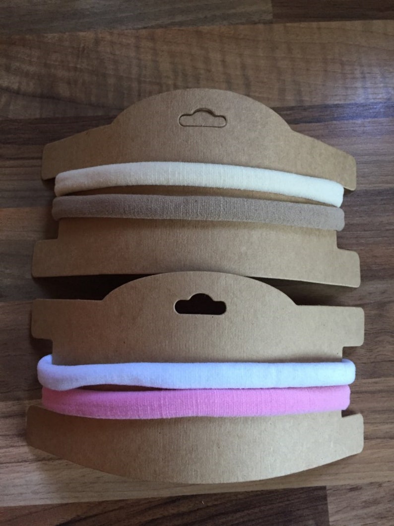 30pcs White Black Kraft Paper Cardboard Hair Clip Hair Claws Etsy