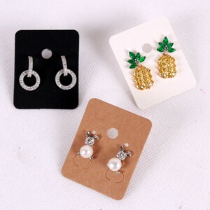 100pcs Earring Card Jewelry Display For Jewelry Making