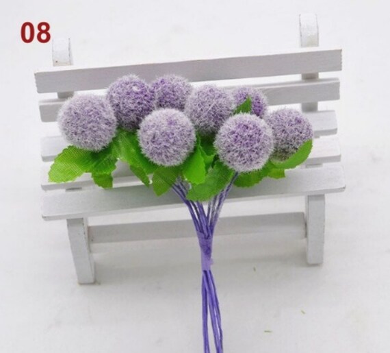 20x Stamen Foam Gypsophila Berry Artificial Flower Party DIY Decor Crafts 