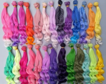 Curly Doll Hair For Doll Making Accessories