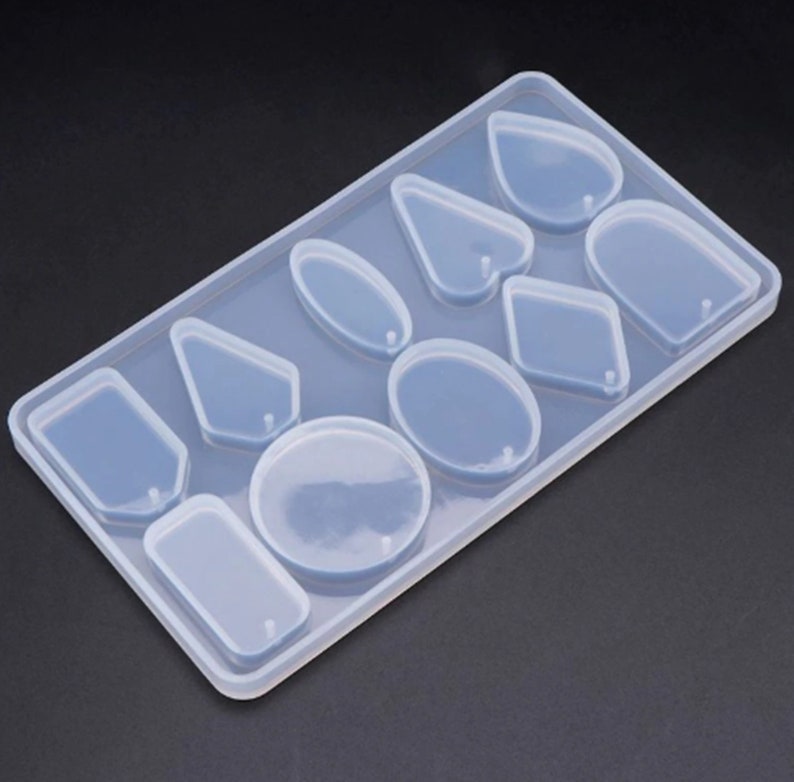 Pendant Silicone Mold Epoxy Resin Jewelry Mold Necklace Making Etsy