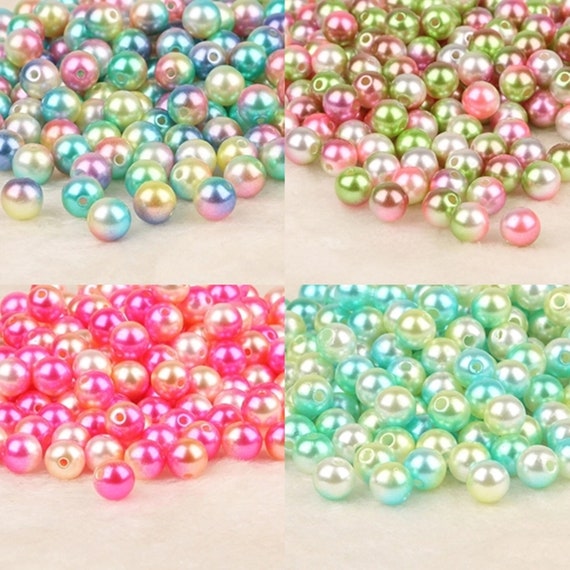 colored pearl beads
