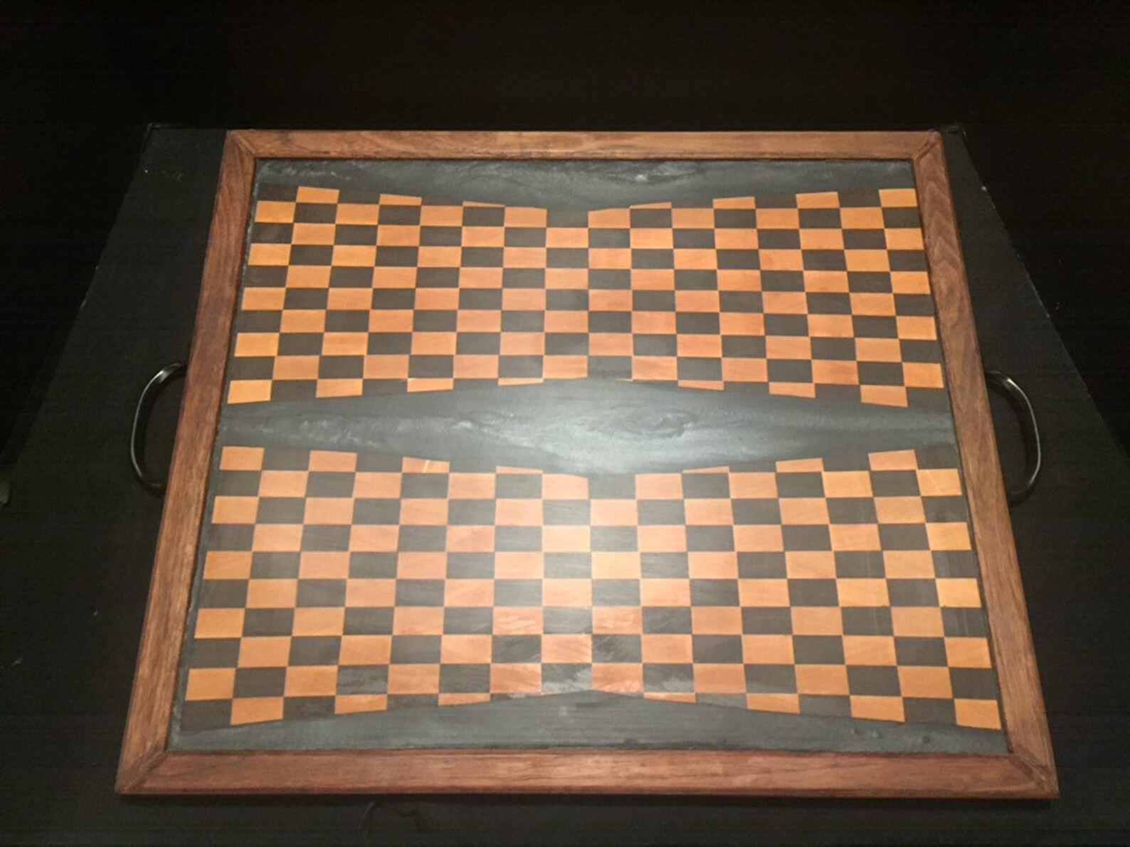 Checker Board Serving Tray / Charcuterie Platter Etsy