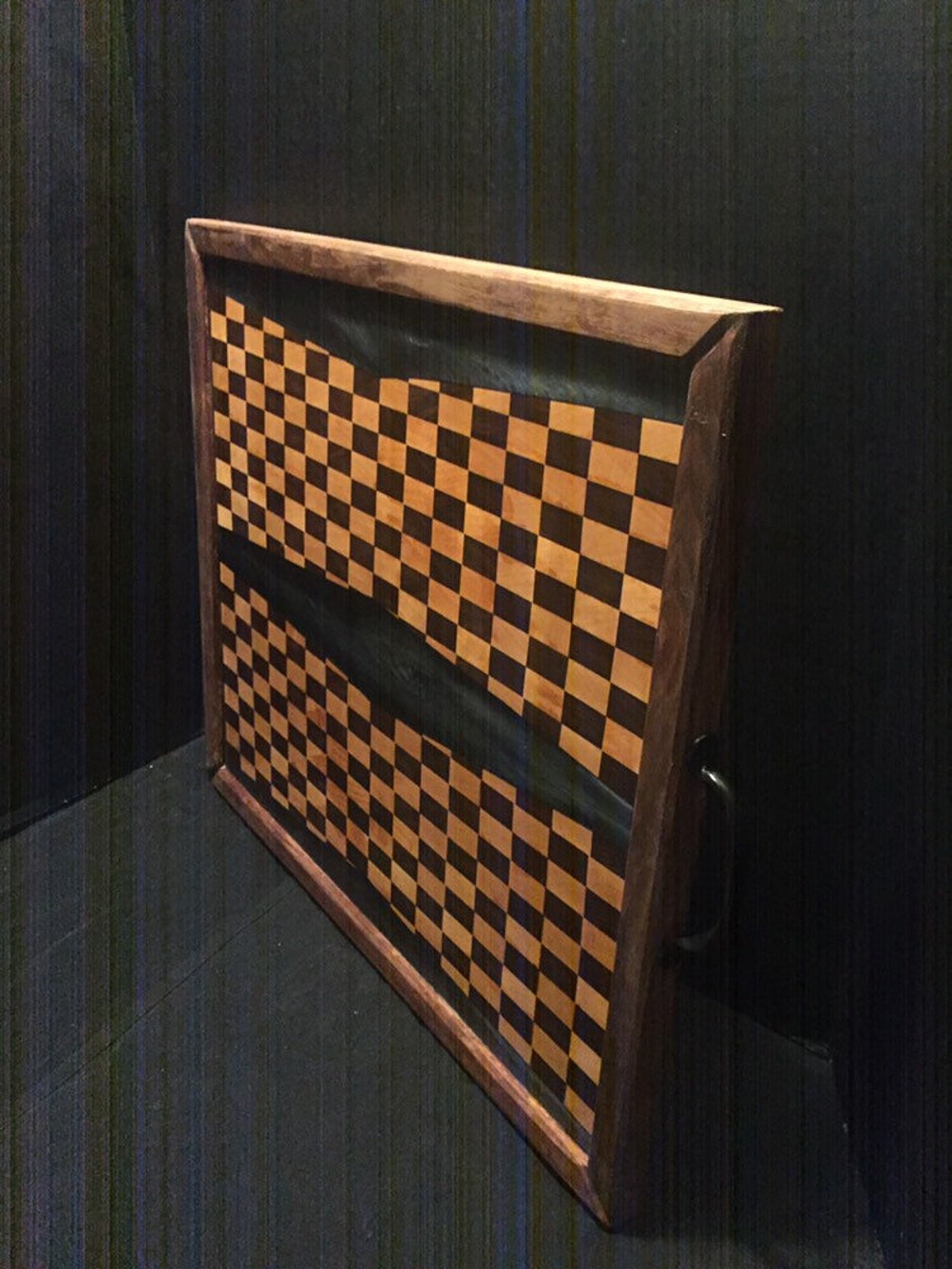 Checker Board Serving Tray / Charcuterie Platter Etsy