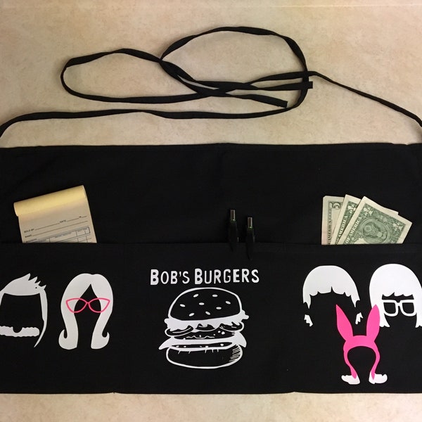 Bob's Burgers Unisex Three Pocket Server Apron