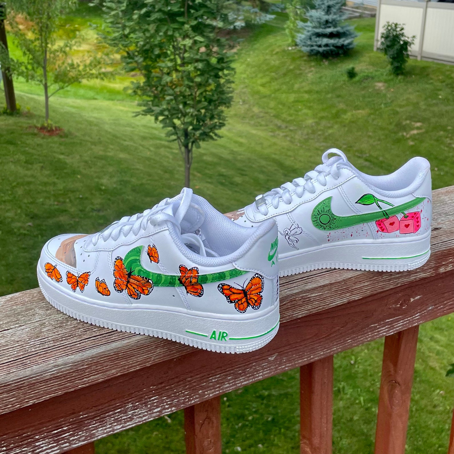 CUSTOM Air Force Ones Your Design/theme Etsy