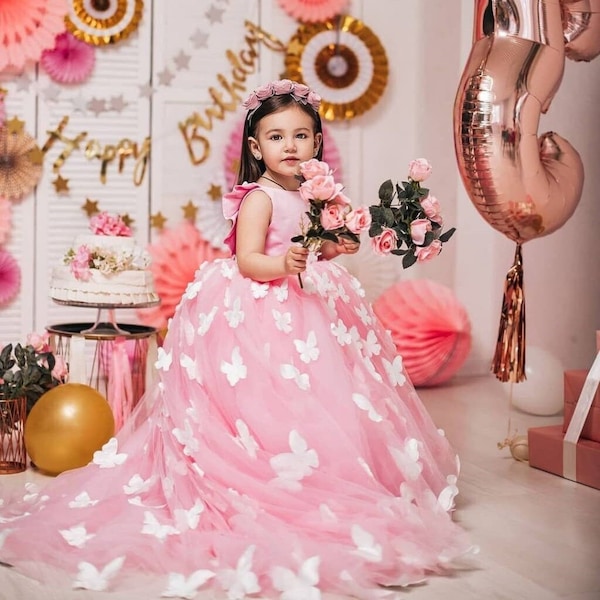 Butterflies Print Playtime Dress main image 1