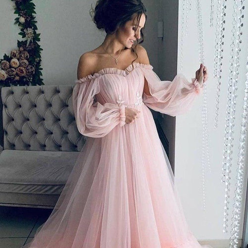 Wedding Guest Fluffy Tulle Dress 