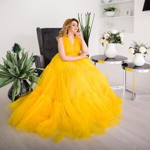 Yellow Backless Dress Maxi Evening Party Dress Beach Wedding - Etsy