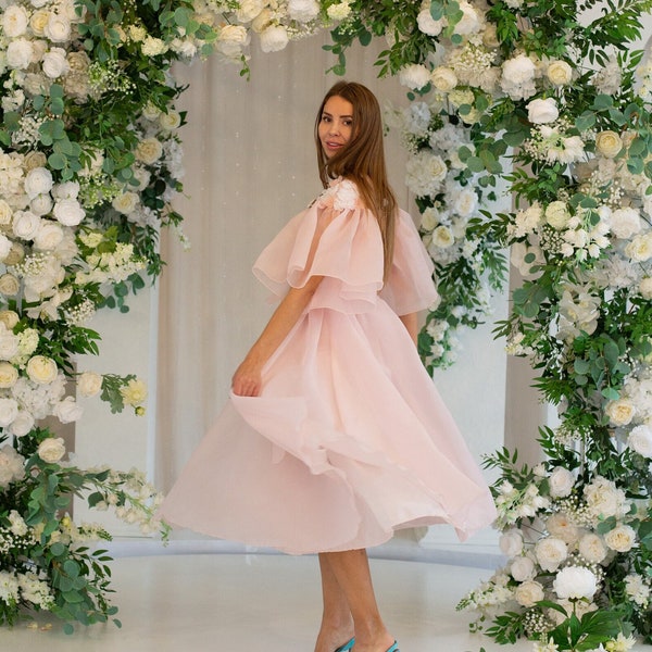 Prague Blush Evening Gown