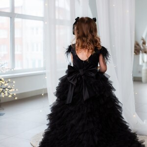 Black flamingo dress deals