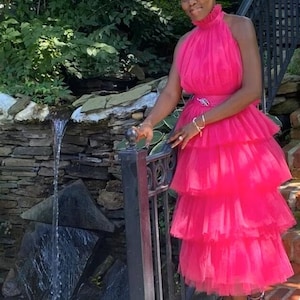 Designer tea dress on sale