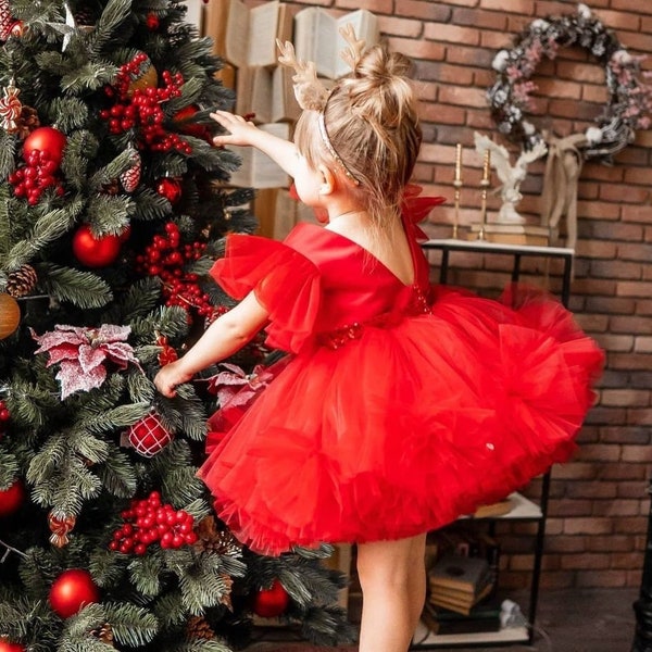 Daga - Waiting For Christmas Tutu Dress - Red main image 0