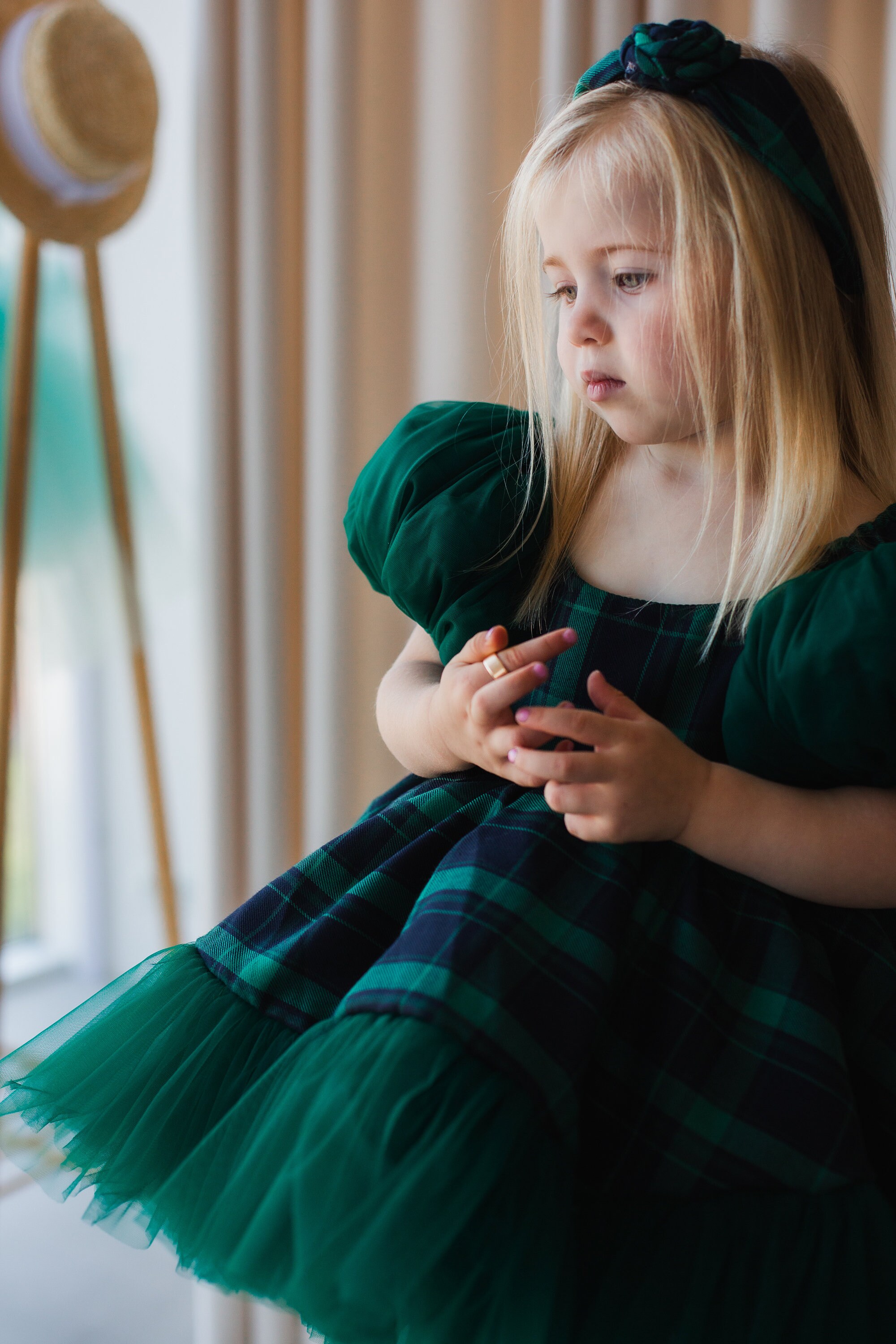 slim fit dress slacks Ceyber Baby Girls Green Tartan Dress – Bella Bambini