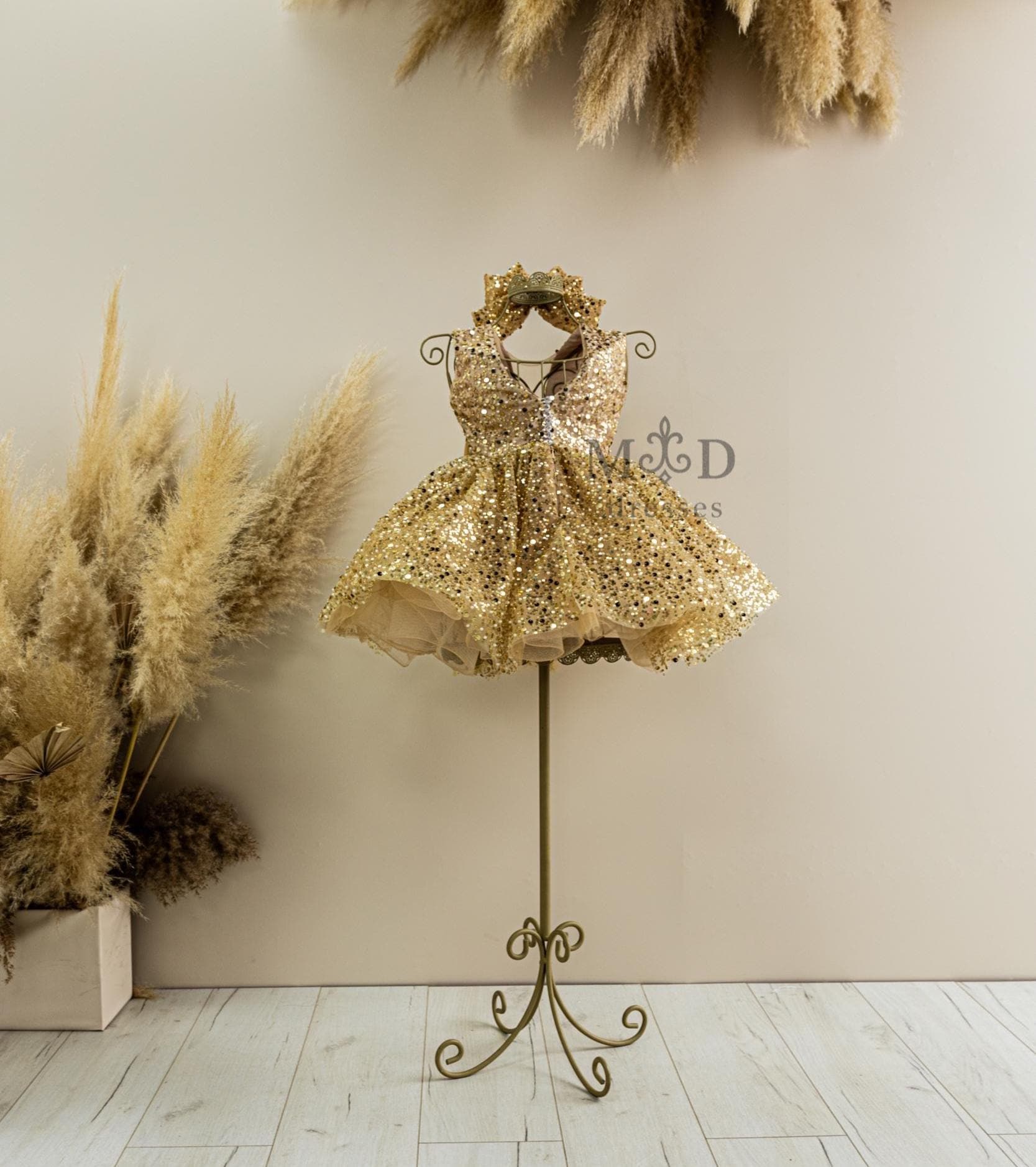 gold short birthday dress Giltter Gold Short Prom Dresses 2024 Rhinestone Black Girls Birthday P –  mermelo main image 0