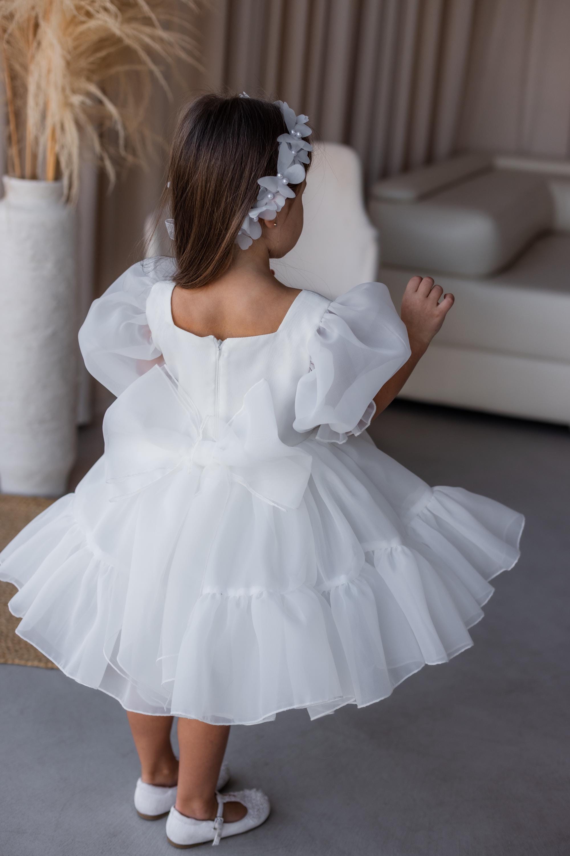 birthday dress white Modest A line White Straps Birthday Dresses 22th Birthday Outfit P1121 PreppyDress
