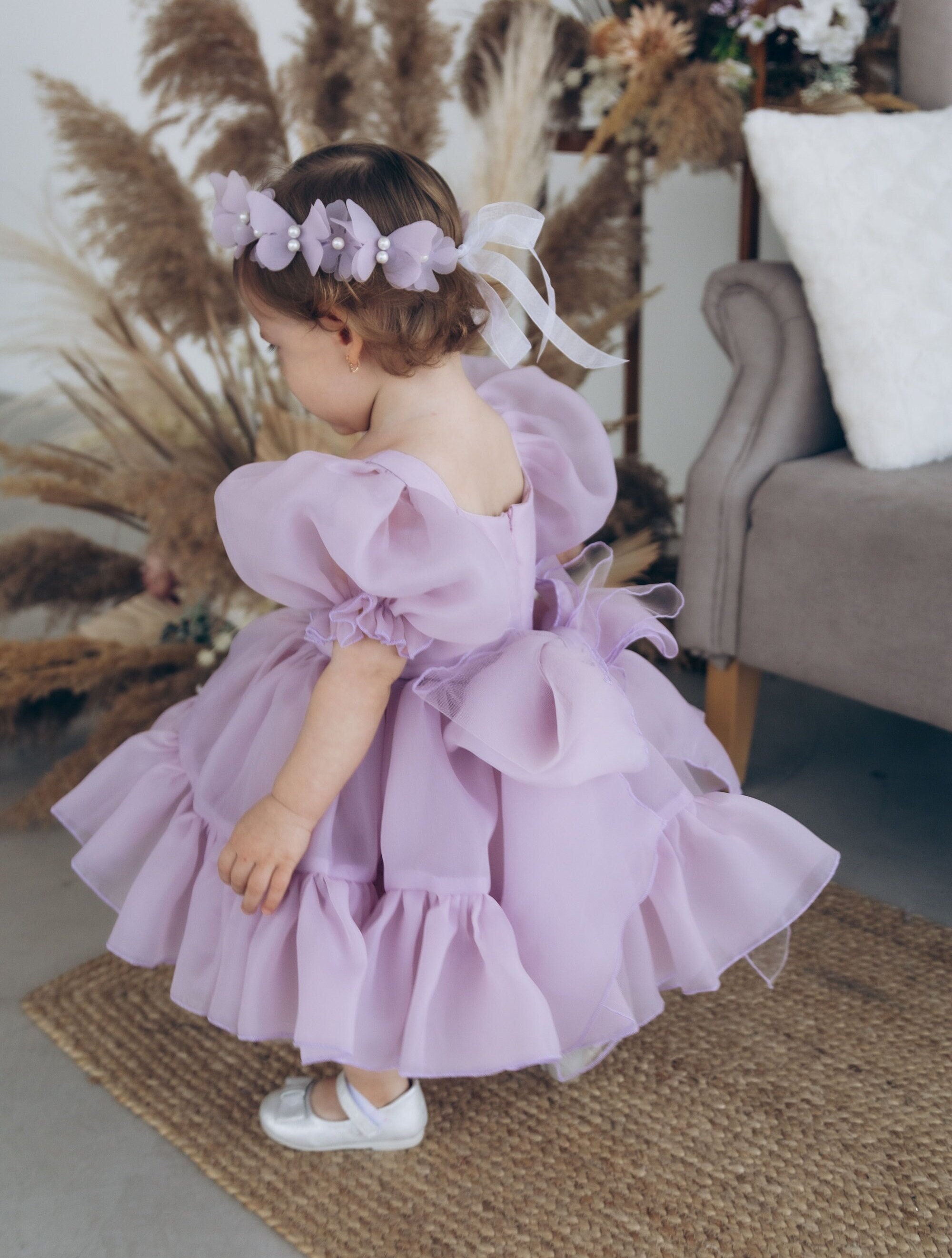 Disney's Wish Asha Purple Dress + Belt Girls Halloween Costume 3T/4T/6/7/8