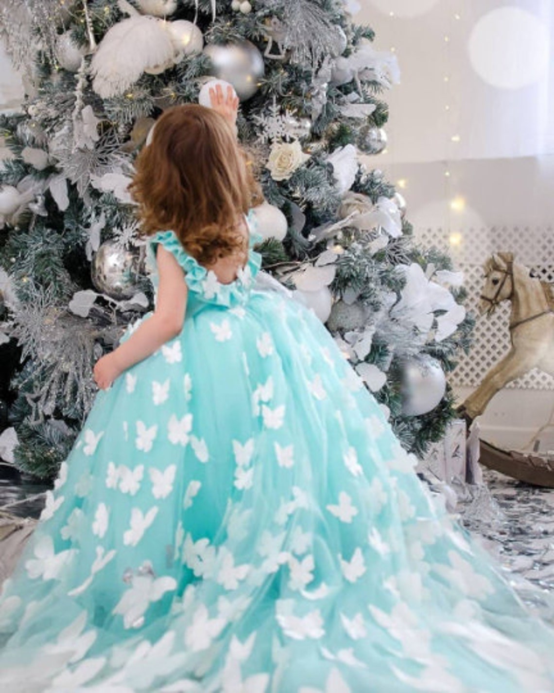 Butterfly dress toddler 3D butterflies little girls dress Etsy