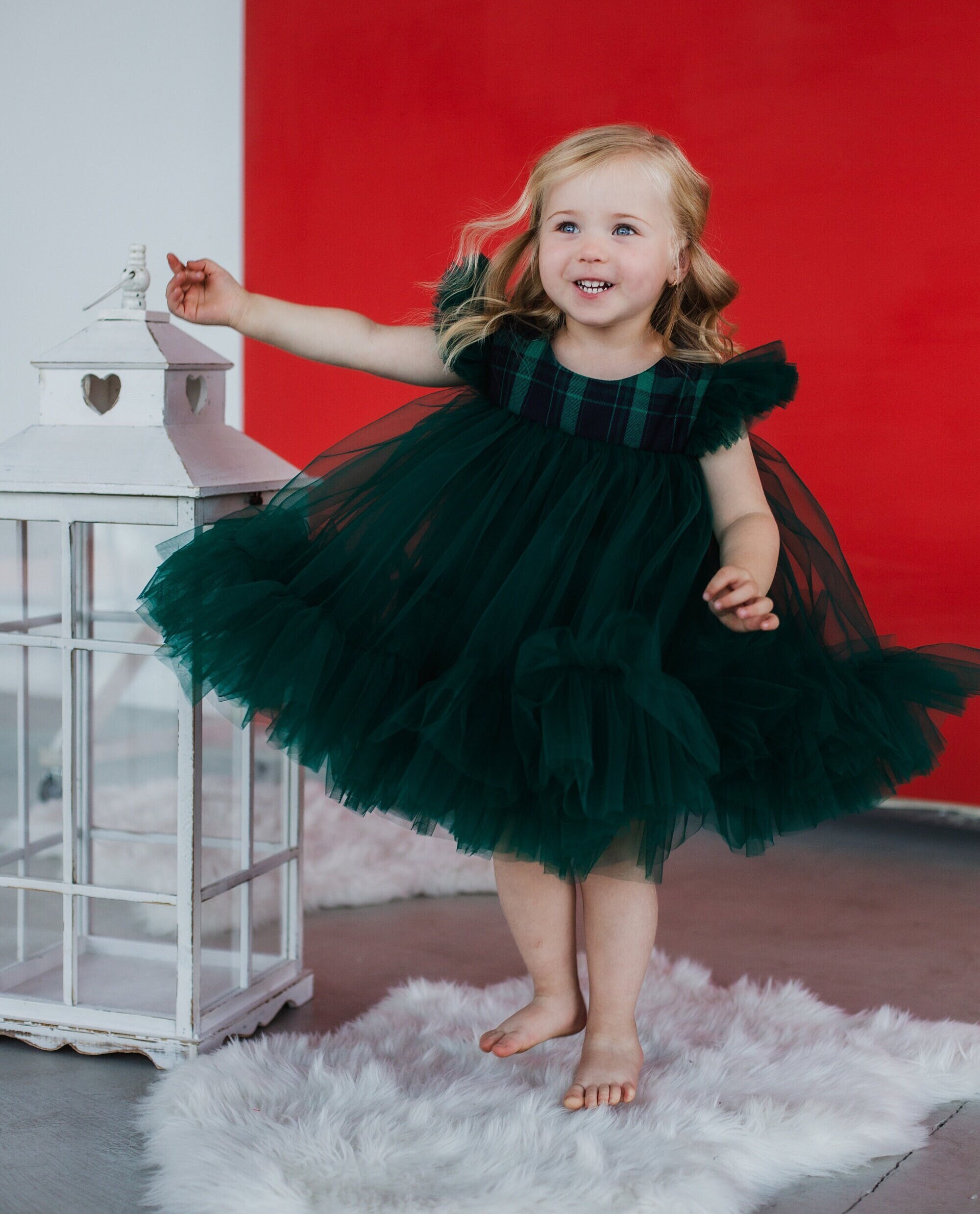 Emerald Green Baby Dress - Etsy