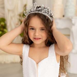 Birthday Crown, Wedding Tiara, Prom, Pageant, Princess Graduation Ball, Photoshoot Dress, Flower Girl, Mini Bridesmaid, Fairy Hair Accessory