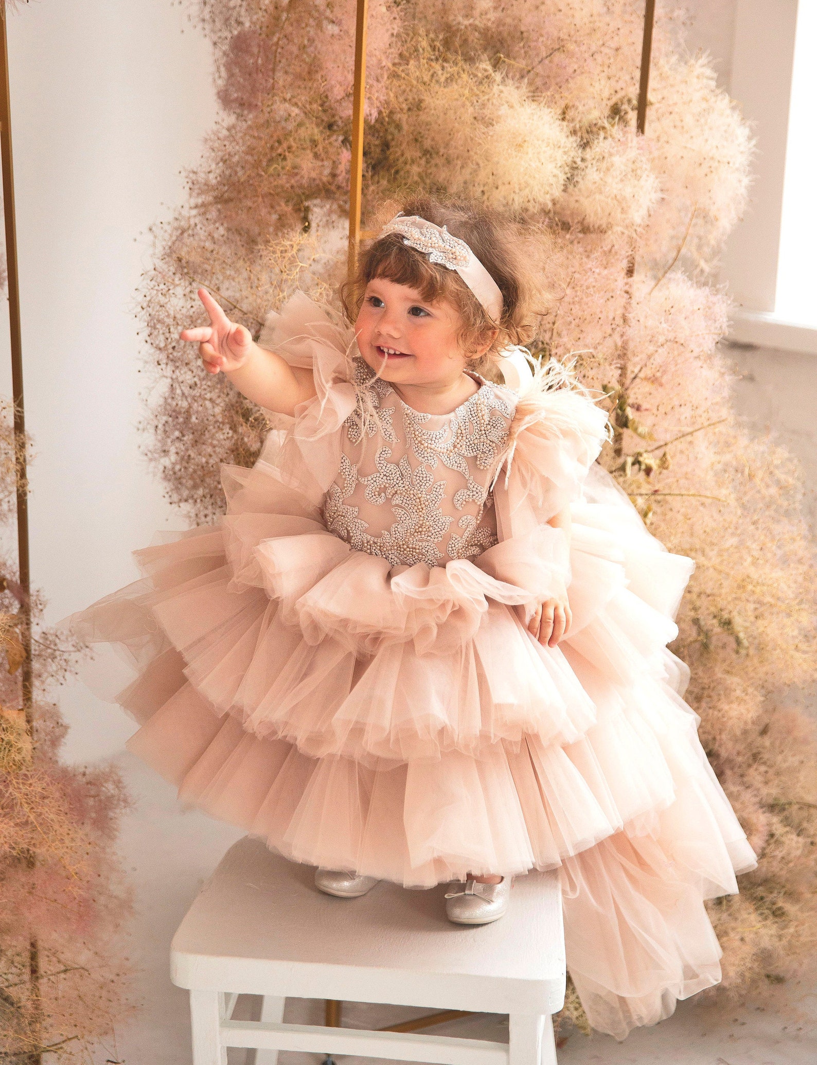 Girls Birthday Dresses Flower Girls Trailing Dresses