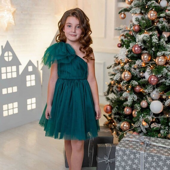 Emerald christmas cheap dress