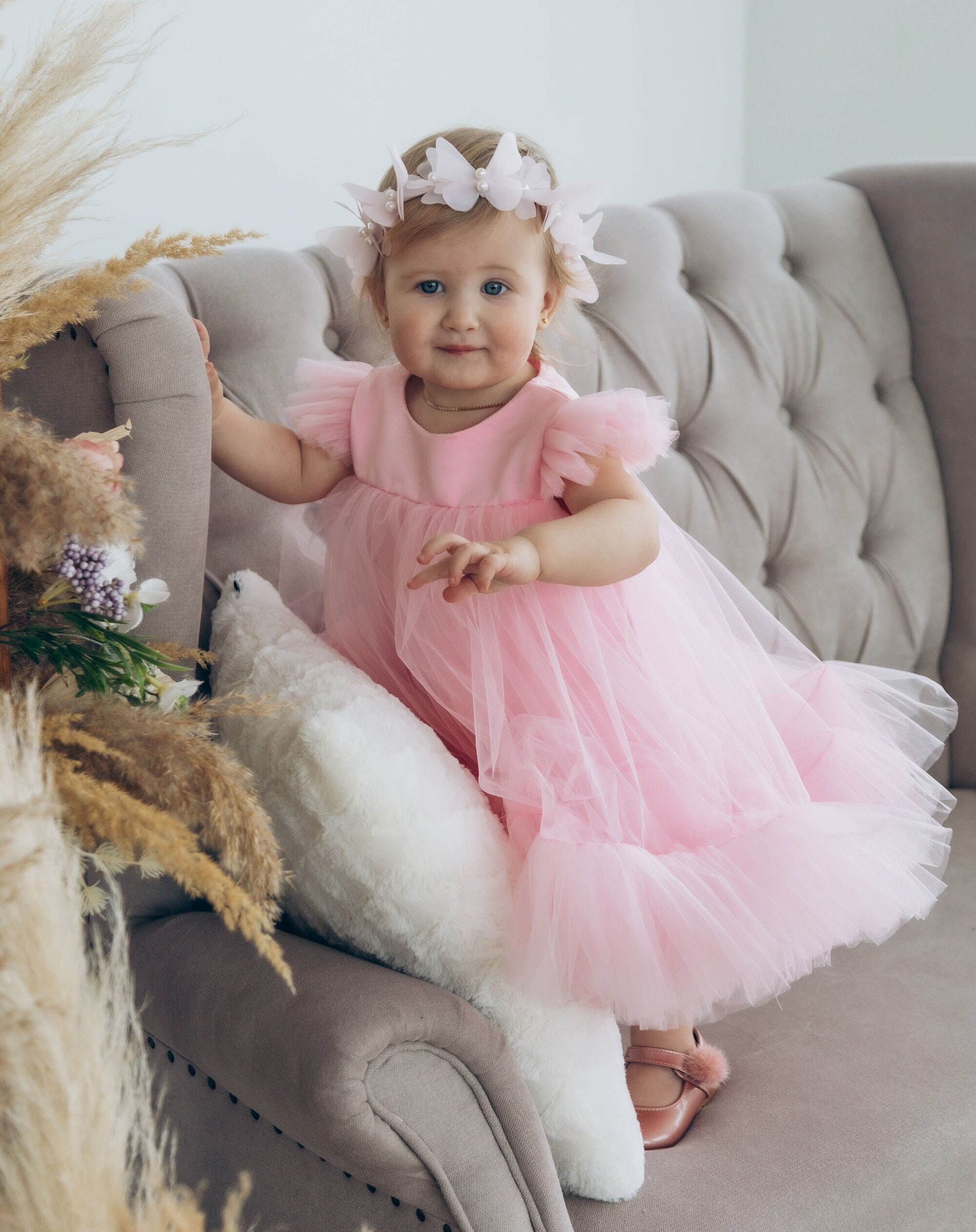 pink tutu dress 12 months Pink Tulle Dress | Tutu Bright Pink