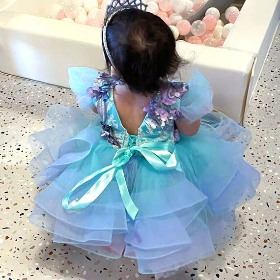 ready to ship birthday dresses Ship, Girl Dress, Flower Girl Dress, Floral Lace, Tutu Tulle Dress, 1st Birthday Dress, Special Occasion Dress, Prom Dress Introducing our Electric Blue size-14 LARSD 80s Shirts for Cup:3