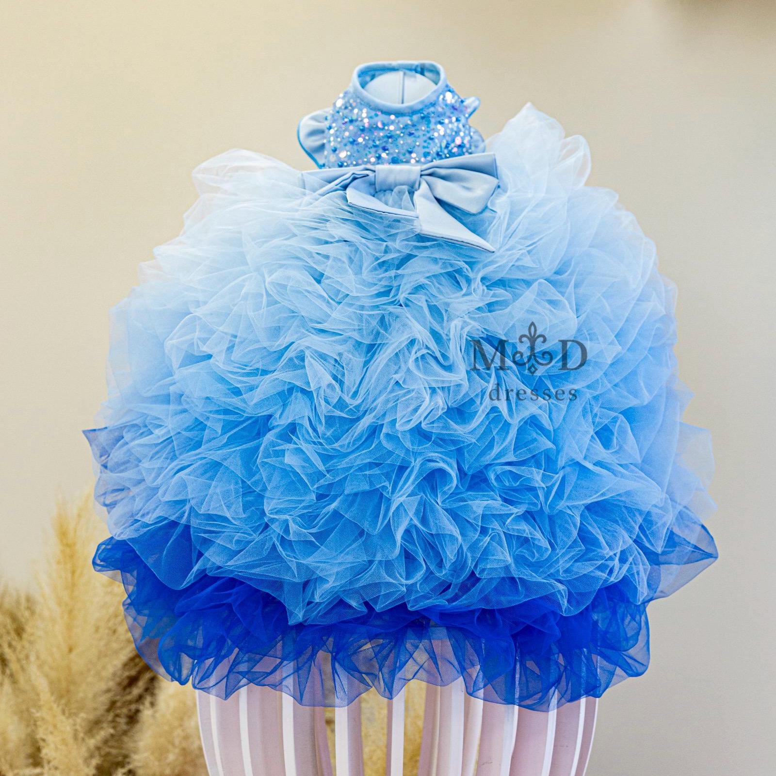 princess polly baby blue dress Dark blue tulle lace long prom dress, blue tulle formal dress  shdress