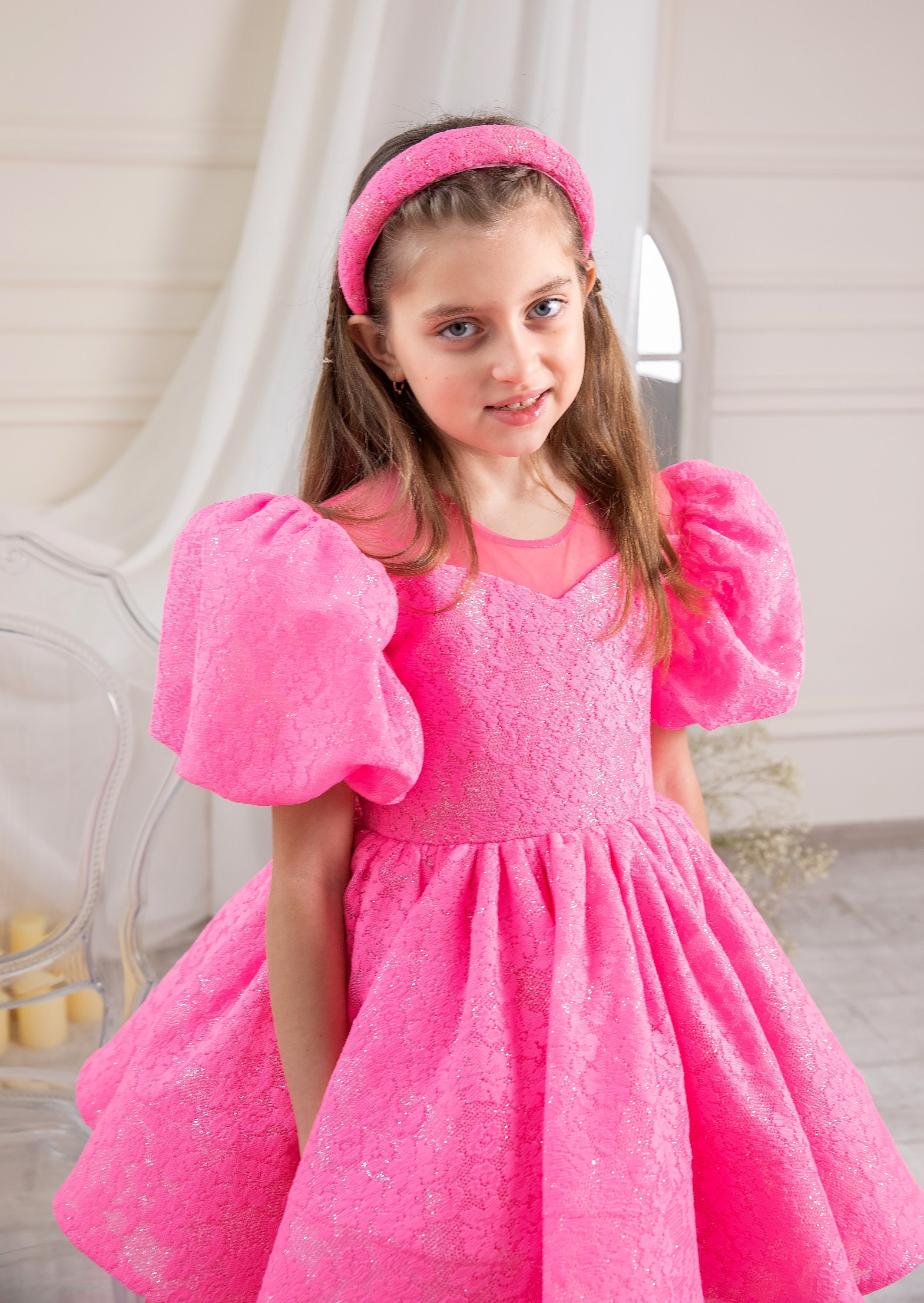 パーティードレス GANISONG Bridal bag ribbon dress pink Amazon.com: IDOPIP Flower Girl Sequin Lace-up Bowknot Dress