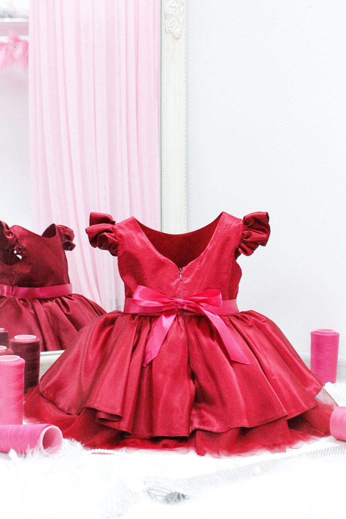 Ivory and Blush Infant Dress Baby Girl Outfit 1st Birthday Etsy Australia